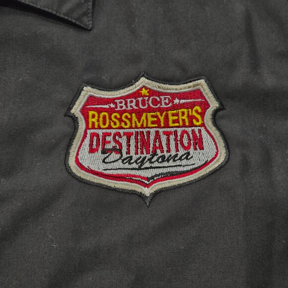 Bruce Rossmeyer's Destination Daytona Black Button Up Short Sleeve Shirt - Picture 2 of 7